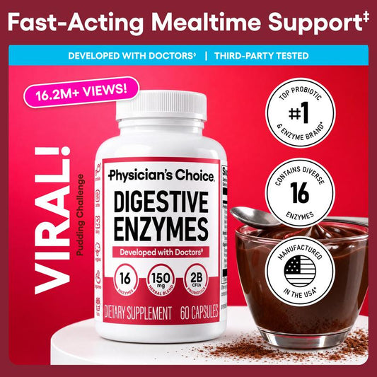 Physician’s Choice Digestive Enzymes | Gut Health Support