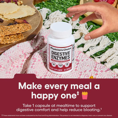 Physician’s Choice Digestive Enzymes | Gut Health Support