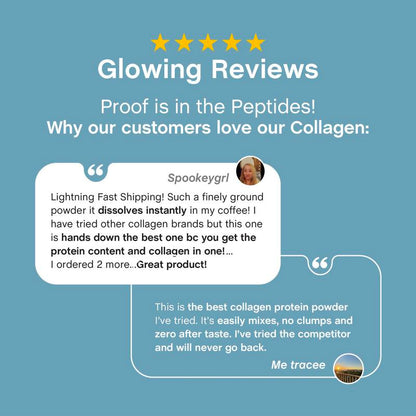 NeoCell Collagen Peptides Powder – Grass-Fed Protein with 18 Essential Amino Acids, 20 oz